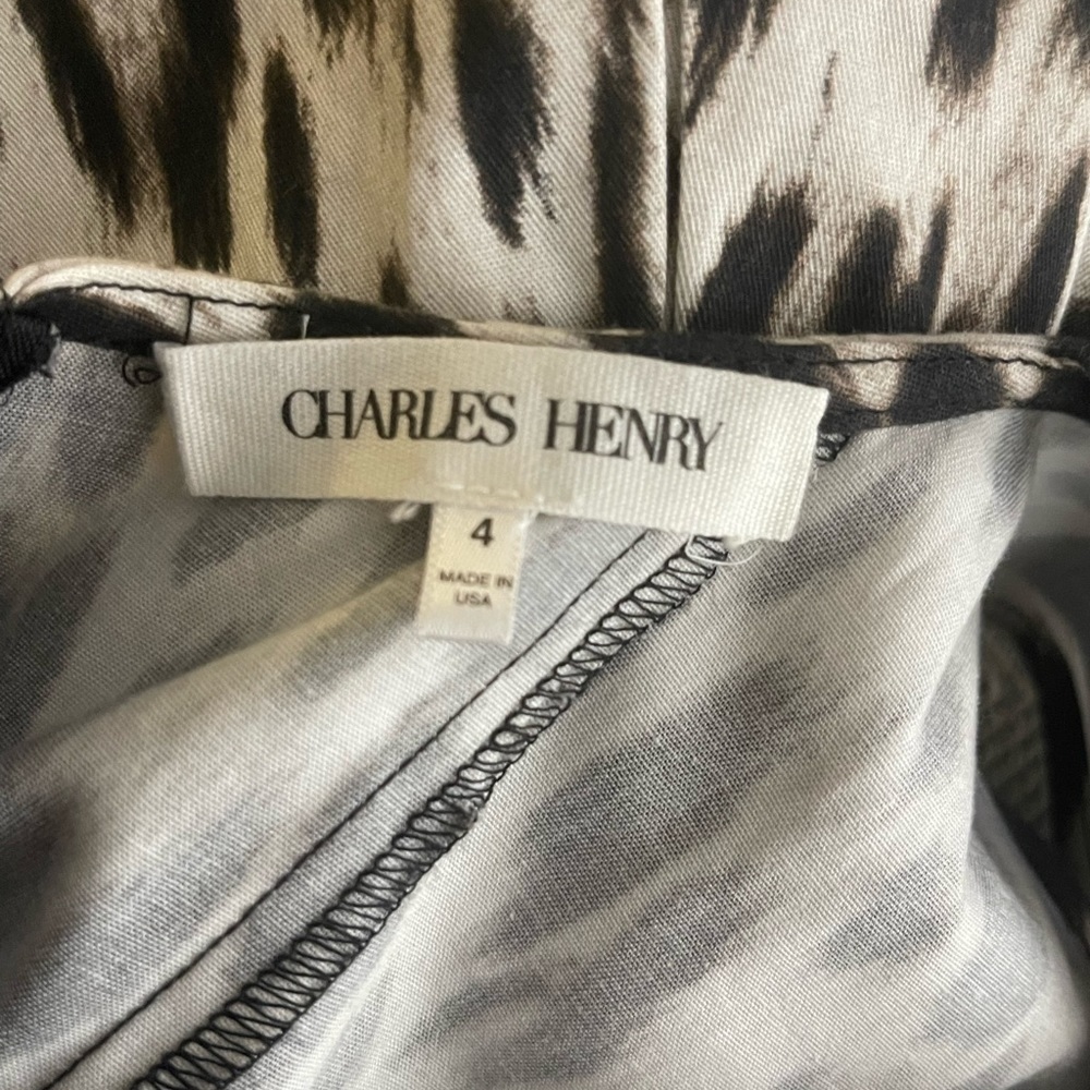 Charles Henry Animal Print dress NWT - Picture 6 of 6